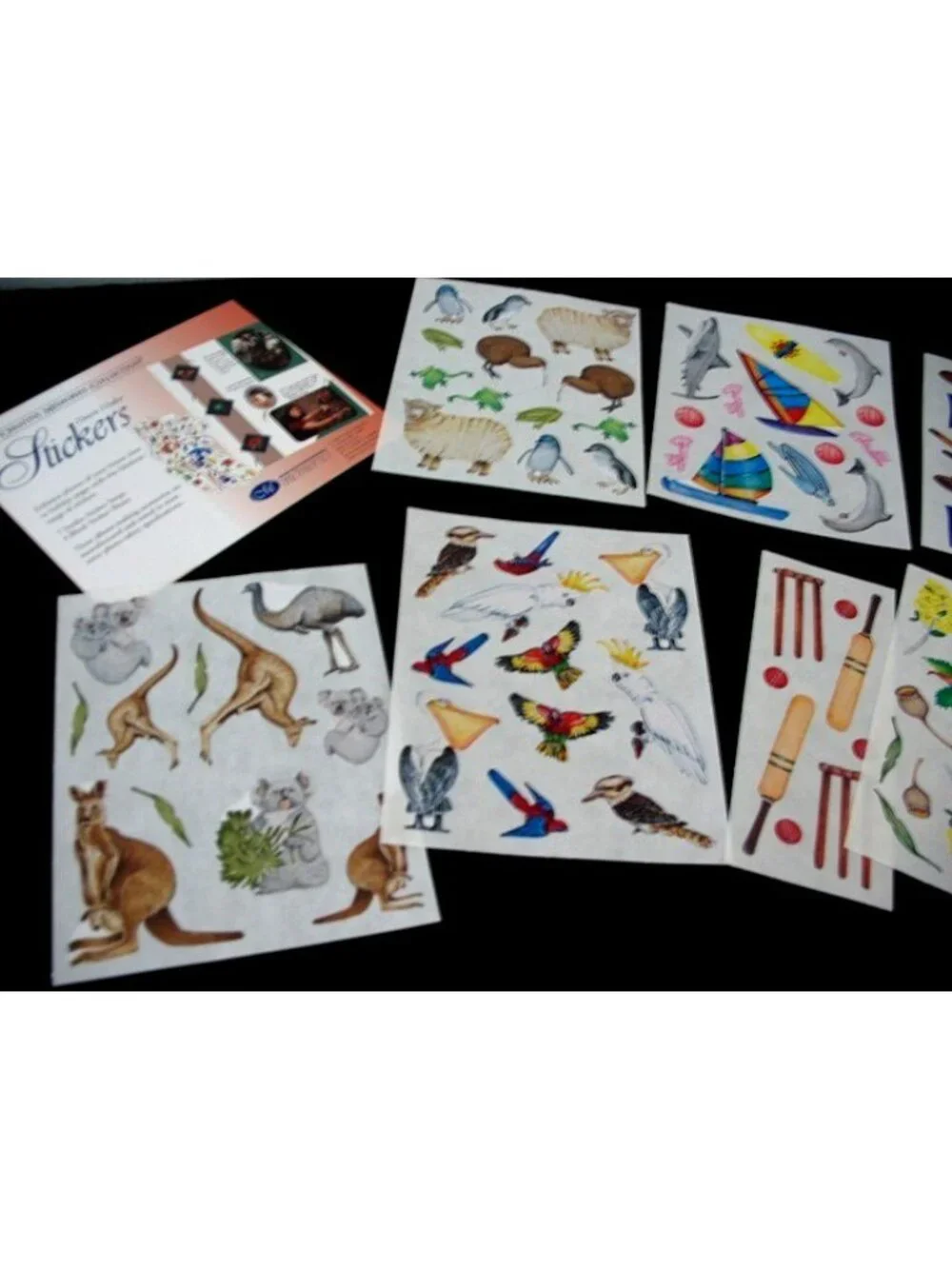 2 pkg new Creative Memories Aussie& Kiwi Adventures Stickers 2 sheets& DownUnder